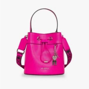 Karl Lagerfeld Vibrant Pink Shoulder Bag